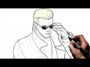 How To Draw Albert Wesker | Step By Step | Resident Evil