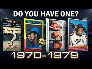 78 Most Valuable Baseball Cards from the 1970s + Rookies