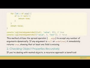 How to Smartly Check for null or undefined Values in a JavaScript Object