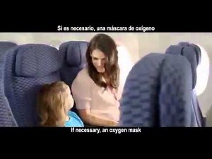 United Airlines safety video 777