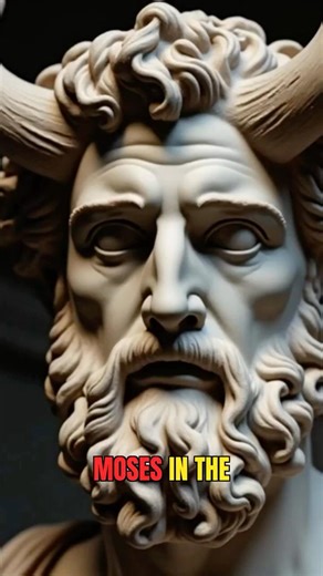 Why Michelangelo Carved Horns on Moses 🗿 #arthistory #theology #bible