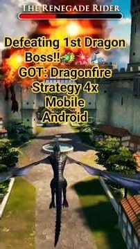 Defeating Dragon Boss!!😲🐲💥🦾 - DragonStrike Level 10: The Last Stand - GOT: Dragonfire Mobile Android