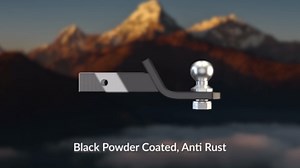 DEEAGLE 2 inch Ball Hitch with Pin, Heavy Duty Steel Receiver Hitches, Trailer Ball Hitch Fits 2 inch Receiver, 6000lbs, 2 in Drop