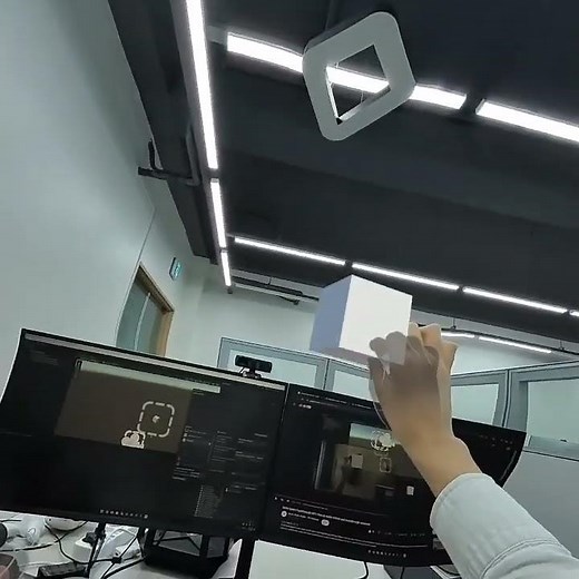 Passthrough grabbing with Meta Quest 3