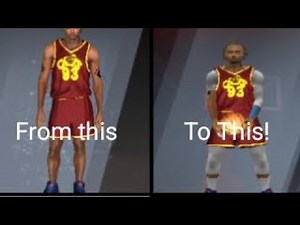 NBA 2k20 mobile copy accessories to MC JD Mod menu