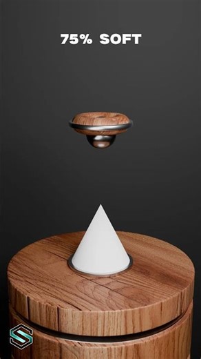 0% vs 100% Sphere Soft Body Satisfying 3D Simulation for Beginner