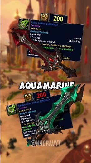 Coolest Weapon Transmogs in September's Trading Post in Wow Midnight! #shorts #worldofwarcraft