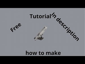 How to make a classic pistol in roblox studio(model in description)
