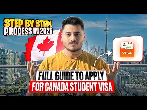 Step by Step Full Guide to Apply for CANADA 🇨🇦 Student Visa in 2026 | Full Process |