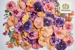 100 Pansy Seeds: Pastel Viola, Edible Flowers, Non-gmo Annual - Etsy