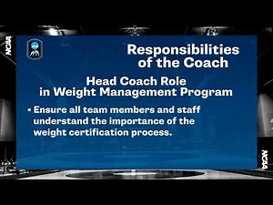 25-26 NCAA Men's Wrestling Weight Management Program