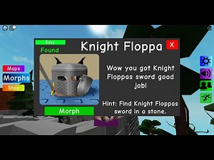 How to get knight floppa in find floppa morphs