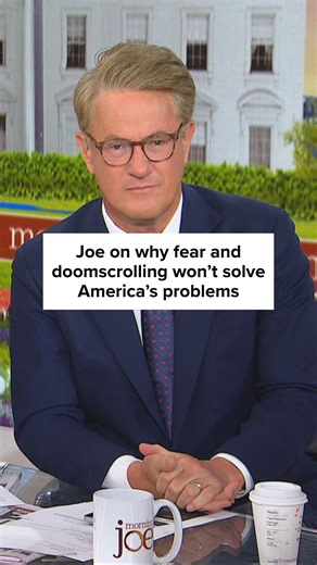 14K views · 357 reactions | Joe Scarborough reflected on Morning Joe about today’s political and global turmoil, urging viewers to keep perspective— pointing to lower murder rates, declines in global poverty, and historic progress despite challenges: “America has always had great challenges, but America is always moving toward being a more perfect union.” | Morning Joe | Facebook