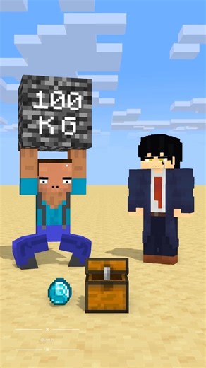 HELP Herobrine From 1 Sit Up = 1Diamond #friendship #shorts #trending#anime#magic #minecraft