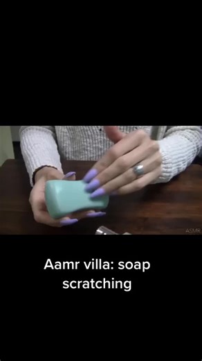 Some super satisfying scratching sounds #fyp #asmr #asmrvilla #soap #ASMR