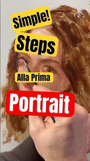 Easy Alla Prima Portrait Painting Tutorial