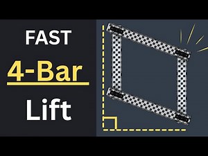 How to build a FAST 4-Bar Lift (VEX ROBOTICS)
