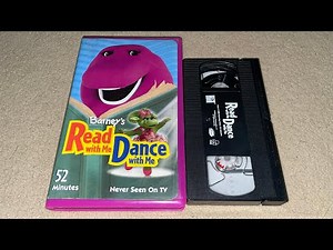 Opening To Barney: Read With Me, Dance With Me 2003 VHS