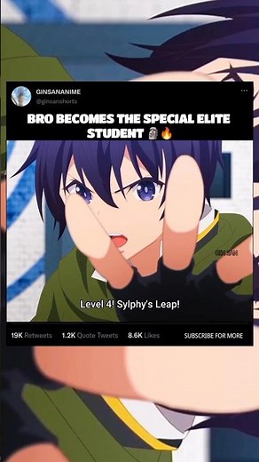 A SPECIAL ELITE STUDENT 🗿 [ From Overshadowed to Overpowered ] #anime