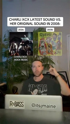 Charli XCX Latest Sound Vs. Her Original Sound In 2008 #shorts