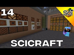 SciCraft 2: 100% Fuel Efficient Furnaces And Control Room For The Mud And Clay Farm (Episode 14)