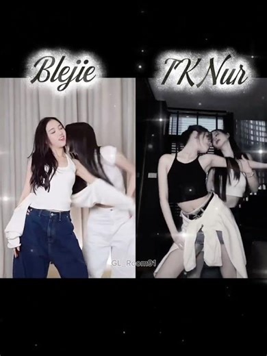 They make trouble for us 🙀🔥🖤🤍 #tknur #blejie #troublemaker #dancevideo