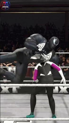 🕷️ SPIDER-GWEN vs VENOM – EPIC SUPERHERO BATTLE! 🖤 #shorts