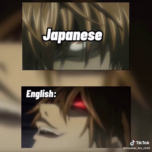 Light Yagami’s laugh sub vs dub #subvsdub #sub #dub #fyp #anime #deathnote #light #laugh #animetok