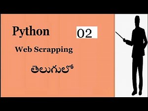 Web Scraping Project Setup + Installing Libraries and Basic Code - Python Web Scraping in Telugu 02