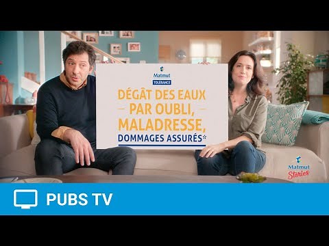 Pub TV Matmut Stories : Assurance Habitation – dégât des eaux