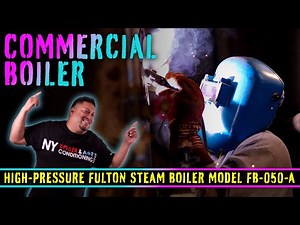 High Pressure Fulton Steam Boiler Model FB 050 A