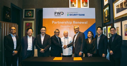Security Bank, FWD Philippines extend strategic partnership