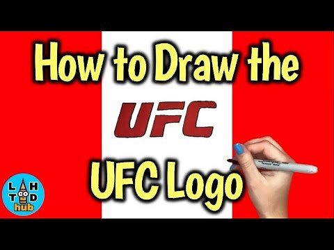 How to Draw the UFC Logo Easy