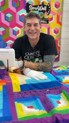 Rob Appell on Instagram: "Baste and Quilt your Own Quilts at Home with Rob Appell https://youtu.be/y4GsdtF2-cY Stitchin’ Heaven Quilt Shop #sewwellwithrobappell"