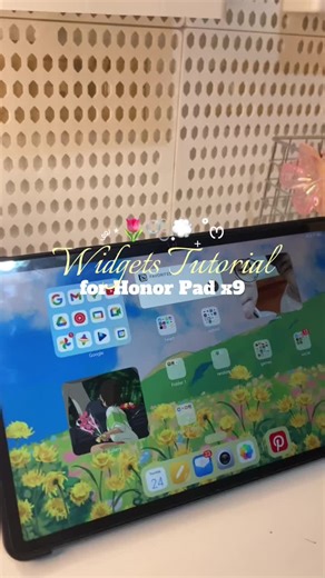 Widgets Tutorial for Honor Pad X9