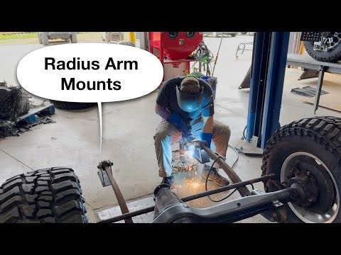 Making Radius Arm Mounts | 1st Gen Toyota 4Runner Solid Axle Swap Fabrication