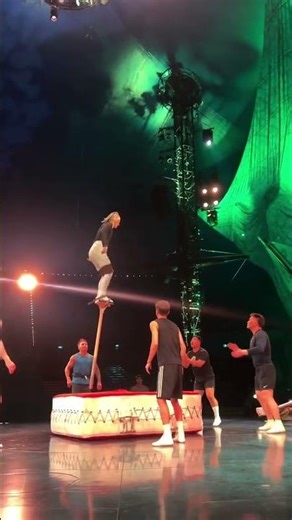 Acrobats, circus Du Solei #circus #shortsfeed #acrobatics #ariel #dusolei