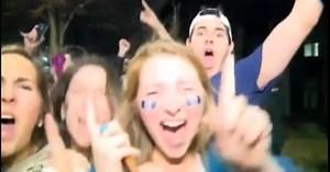 UConn revelers celebrate and cause damage