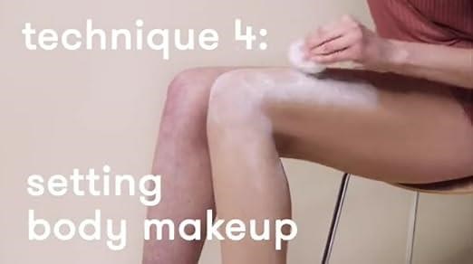 Applying Dermablend Setting Powder