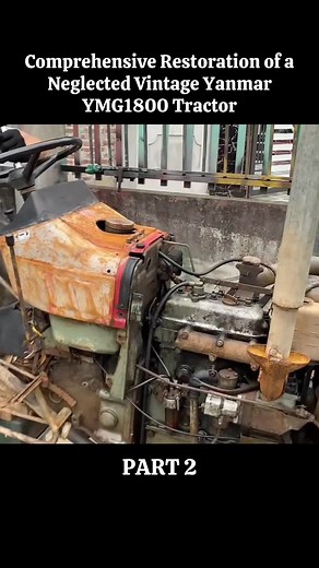 Yanmar YMG1800 Tractor Restoration - Part 2 | Amazing Tractor Rebuild