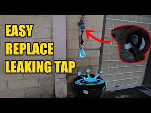 How to Fix / Replace Outdoor LEAKING Tap