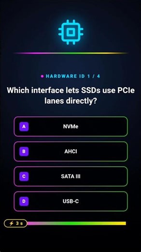 What Makes NVMe SSDs SO Fast? 🚀 | IT Hardware Quiz
