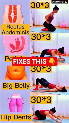 Get Flat Abs AND Fix Your Pelvic Floor in 30 Min #coreworkout #fitness #homeworkout