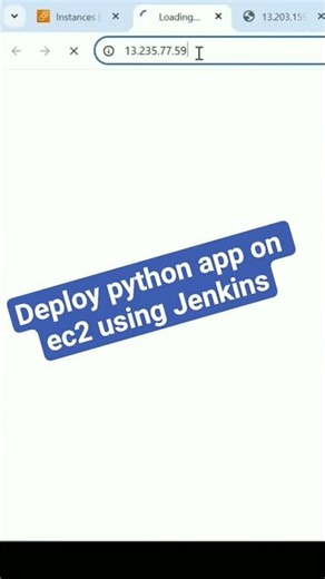 Learn how to create ec2 and deploy app using Jenkins #learntech #youtubeshorts