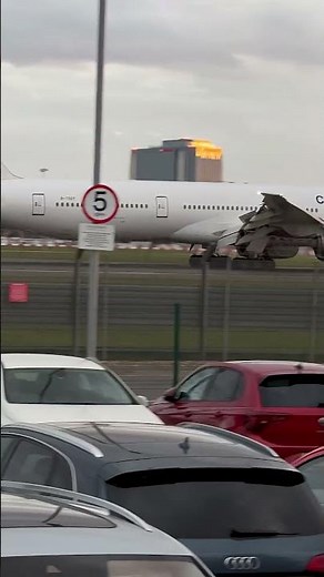 China eastern airlines ￼ Boeing 777-39P coming from Shanghai to landing Heathrow Airport London
