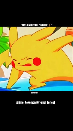Ash Tried To Motivate Pikachu... AND FAILED! 😂⚡ #Pokémon #pikachu #ashketchum #demonslayer #anime