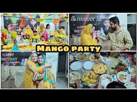 Mango Party Celebration || Cooking with Shabana ♥️