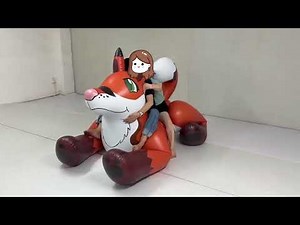 🦊✨ Saddle up for some riding fun with the Jet Creations x G&G Inflatable Fox!