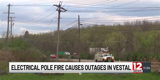 3,000 residents experience no power due to electric pole fire