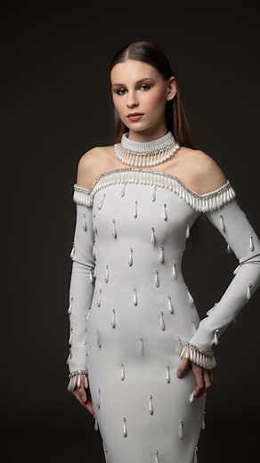 Jean-Louis Sabaji’s ‘Velvet Shadows’ collection is now available to shop, offering a cinematic journey through texture, tone, and form. Inspired by the dance of light and shadow, each piece redefines elegance with a balance of bold intensity and delicate grace. Shop your favorite look on jeanlouissabaji.com #JeanLouisSabaji #PreFall25 | Atelier Jean-Louis Sabaji